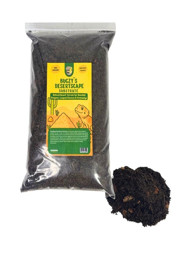Bugzy Bugs Isocare Premium DesertScape Substrate All-Natural Soil Bedding & Bioactive Terrarium Vivarium Mix (4 Quart) - Image 3